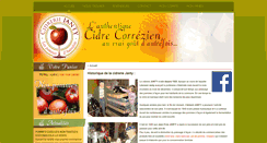 Desktop Screenshot of cidredecorreze.com